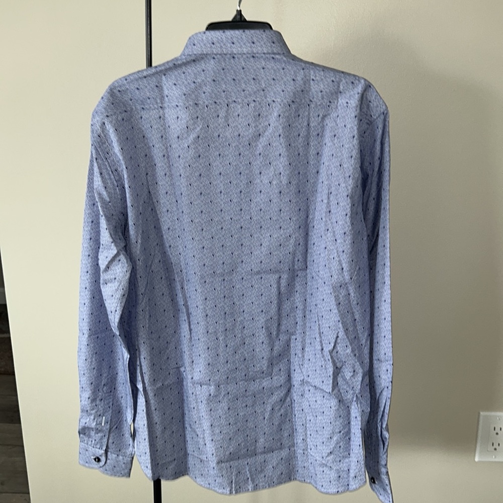 Carroll Light Blue Waterdrop Print - Picture 8 of 8
